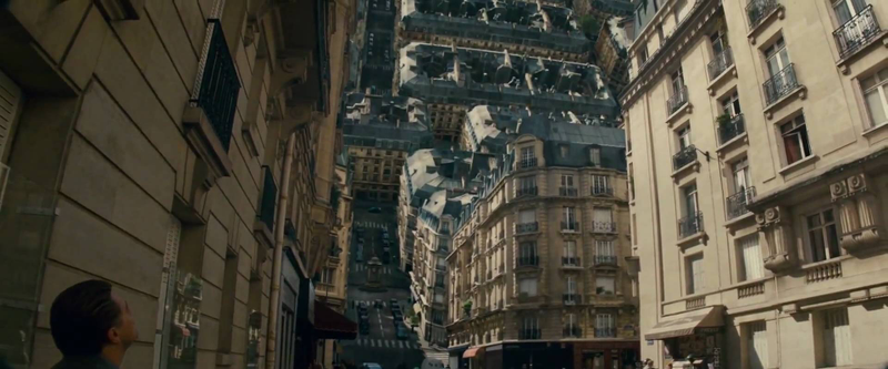 Screenshot: Inception trailer